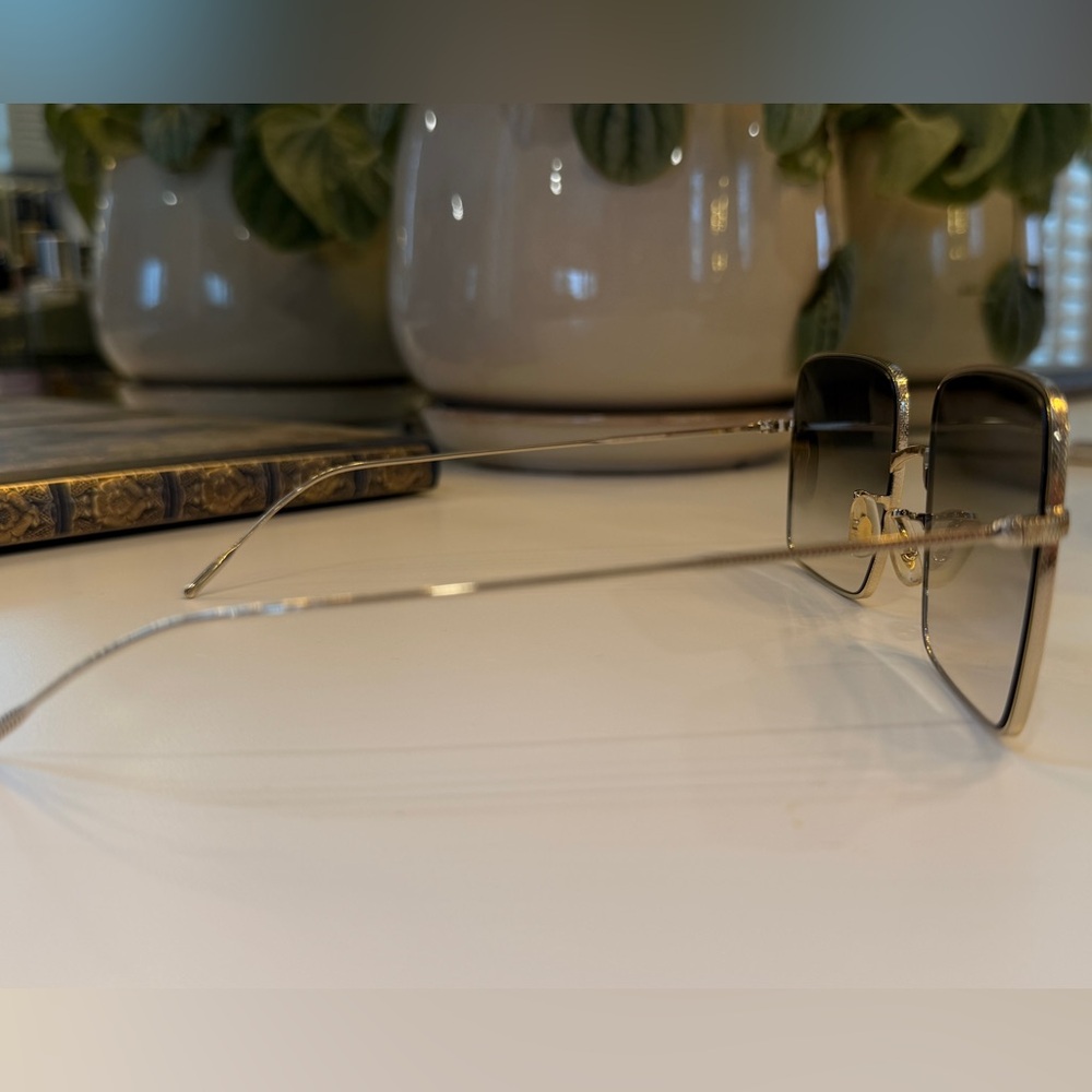 Authentic Oliver Peoples OV1236S 50358E Rassine Square Gold Sunglasses – w/ Case - Picture 8 of 9